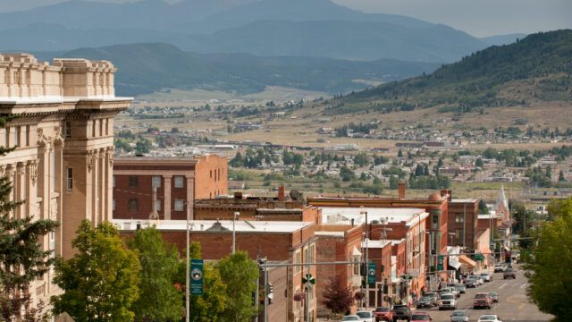 Butte, Montana landscape