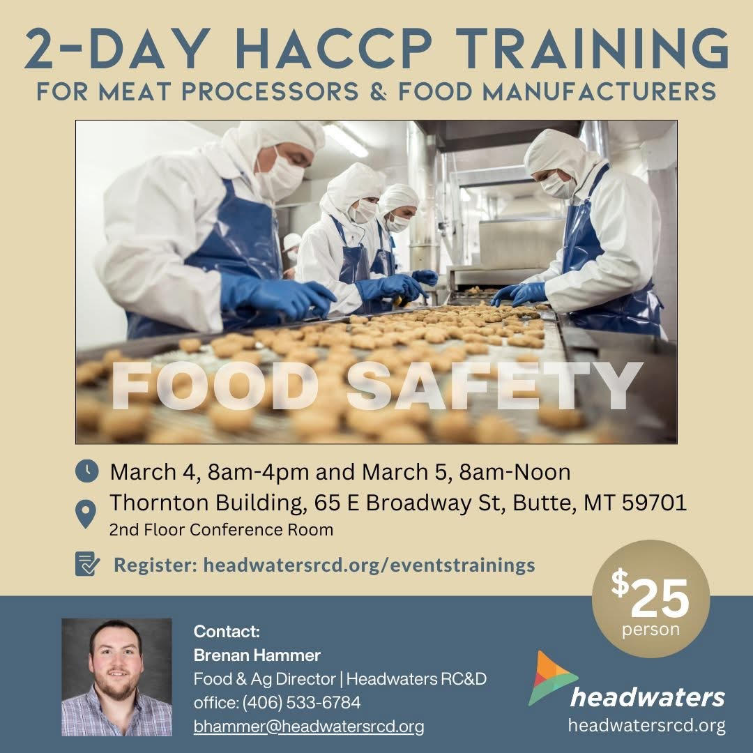 HACCP Training Flyer